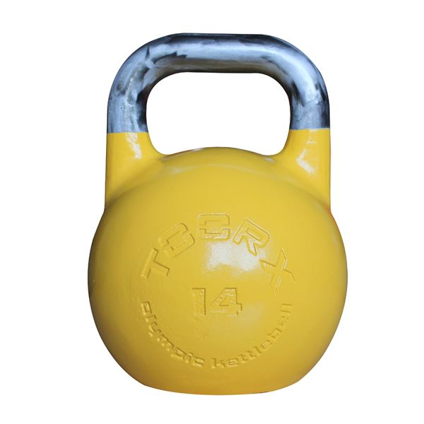 TOORX KETTLEBELL 14 kg světle žlutá