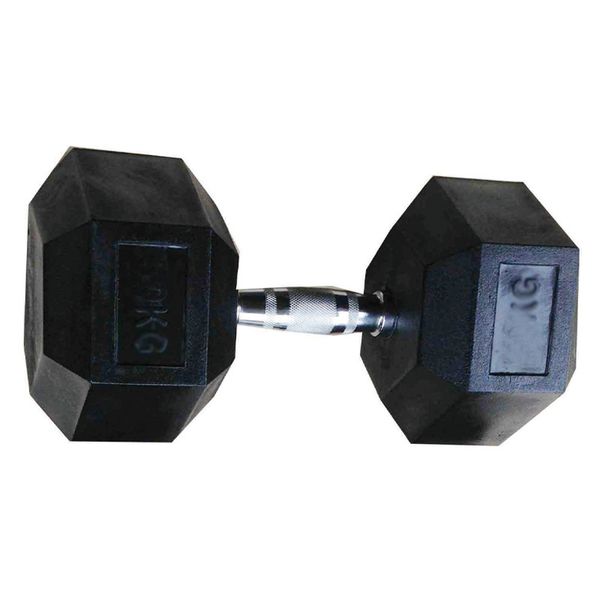 TOORX Hex gumová činka 35 kg