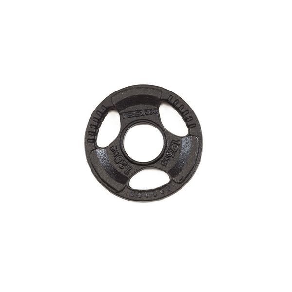TOORX Kotouč olympijský černý, 1,25 kg